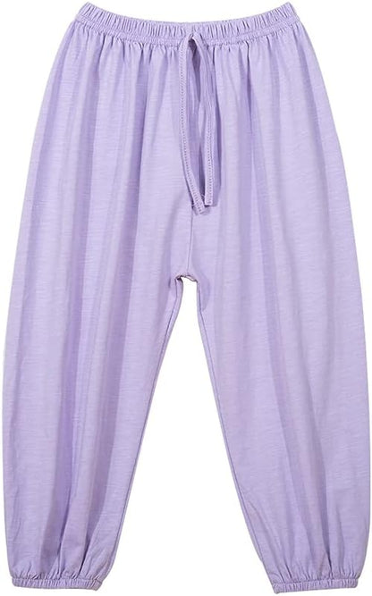 PAUBOLI Baby Long Bloomers Soft Cotton Harem Pants for Boys Girls 12M-7T