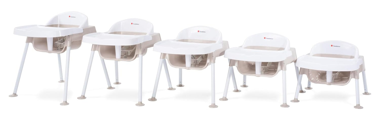 Foundations Secure Sitter Feeding Chairs Multipack, No-Tip Feet, 3-Point Adjustable Harness