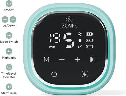 Zomee Z2 Double Electric Breast Pump – with Expression, Massage, and 2-Phase Modes - Hospital Grade