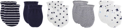 5 Pairs Baby Not Scratch Mittens 0-6 Months New Born Boy Girl Gloves Cute Infant Accessories