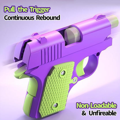 Fidget Toys for Adults, 3D Printed Small Pistol Toys, Stress Relief Pistol Toys Suitable for Relieving ADHD, Anxiety, Suitable Toys for Friends Adults and Kids Best Gift