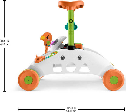 Fisher-Price 2-Sided Steady Speed Panda Walker Musical Push Toy