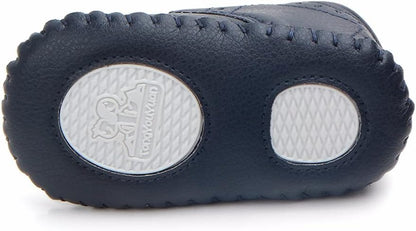 LONSOEN Baby Girls Boys Loafers Prewalker Dress Crib Shoes