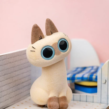 Nobeko Azukican Azukisan Cat Daily Life Series1 Blind Box Figures 6PCs Random Art Cute Collectibles Birthday Gift