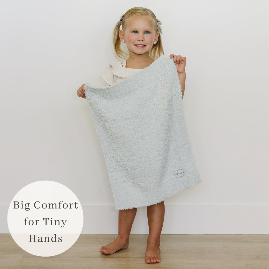 SARANONI Bamboni Luxury Baby Blanket, Breathable & Soft Plush for Infant Boys & Girls (Sky Blue