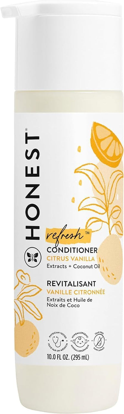 The Honest Company Silicone-Free Conditioner | Gentle for Baby | Naturally Derived, Tear-free