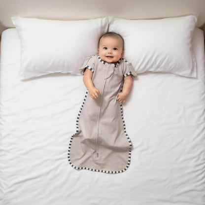 Baby Swaddle Blanket for Newborns and Infants,2-Piece Set Infant Pajamas,Bidirectional Zipper,Easy