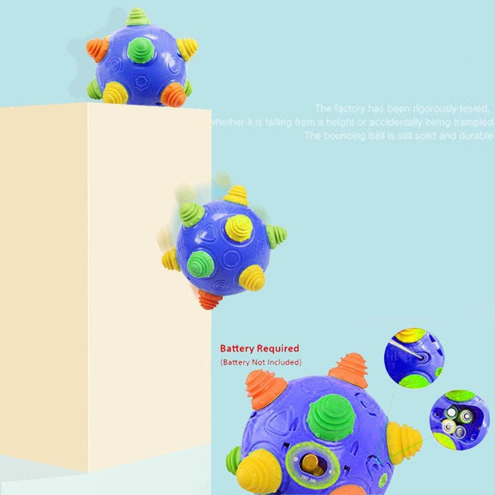 Toddler's Music Dancing Shake Ball - Move, Crawl, Bounce, Sensory Learning for Kids and Babies, Fun Gift for Both Boys and Girls