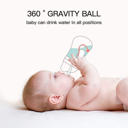 POTATO Toddler Cups Spill Proof Sippy Cup with Handles and Strap, Straw Cups for babies, 240ML/8oz, Pink