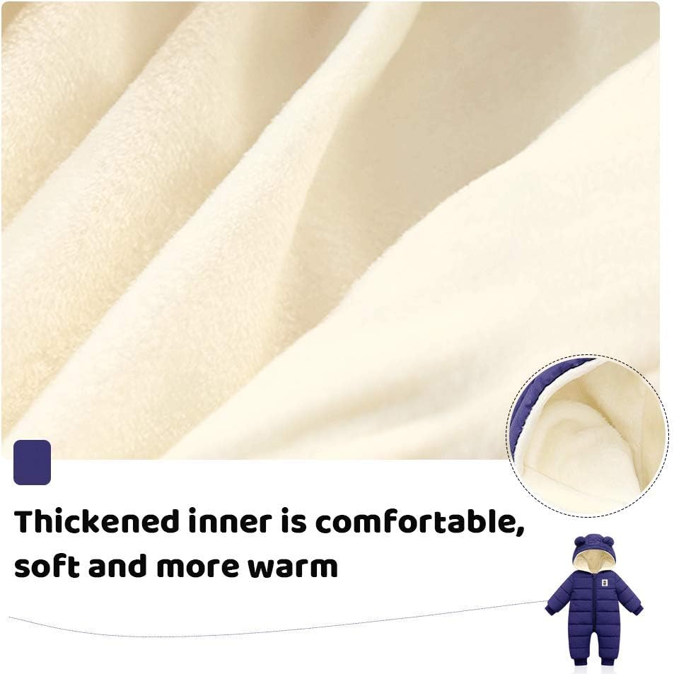 Cute Baby Boys Snowsuit New Born baby girls Winter Coat Toddler Clothes