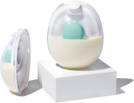 Willow Go - 5oz Reusable Milk Containers with Splash Guard - for use with Willow Go Hands Free
