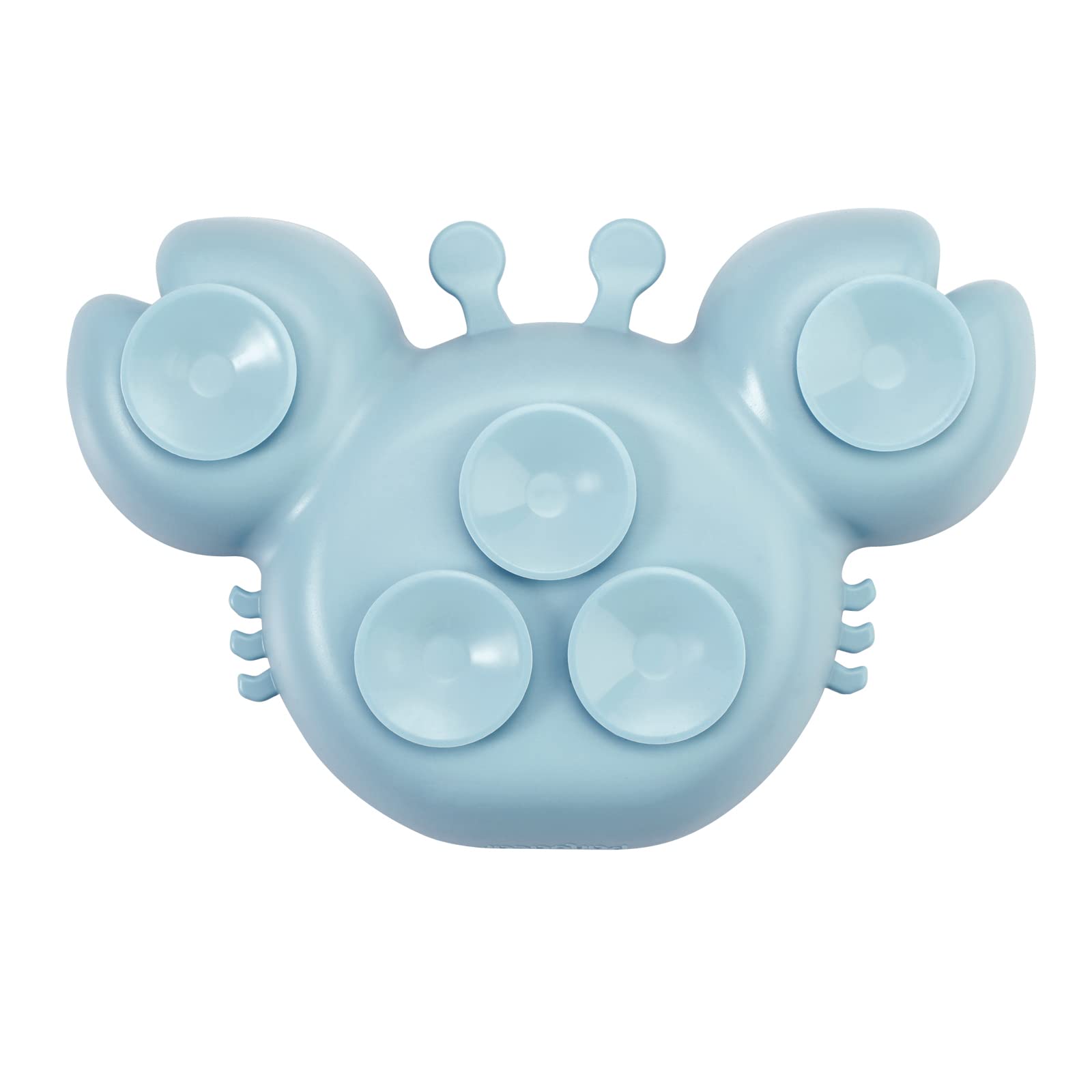 PandaEar 2 Pack Silicone Suction Plate for Baby, Divided Unbreakable Toddler Food Plate with 2 Pack