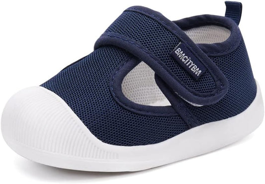 BMCiTYBM Baby Sneakers Girls Boys Lightweight Breathable Mesh First Walkers Shoes 6-24 Months