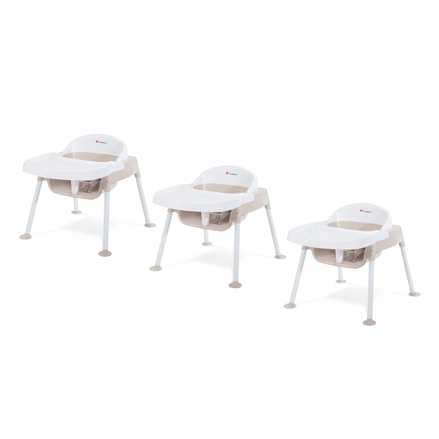 Foundations Secure Sitter Feeding Chairs Multipack, No-Tip Feet, 3-Point Adjustable Harness