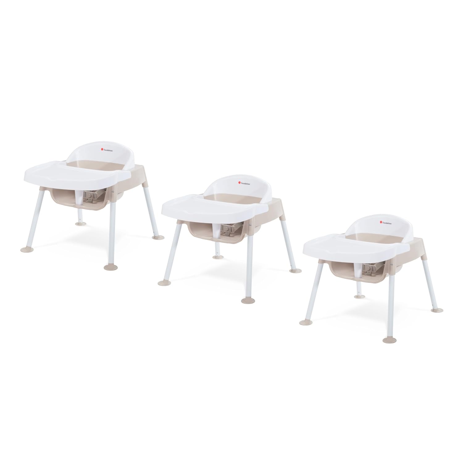 Foundations Secure Sitter Feeding Chairs Multipack, No-Tip Feet, 3-Point Adjustable Harness