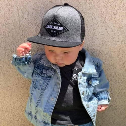 Baby Hats - Baseball Hat, Newborn Youth Flat Brim Mesh Trucker Surf Skate Bubba Bro Fitted Beach Cap Gorros para Bebes