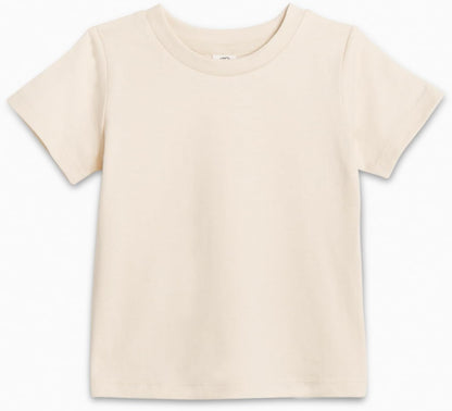 Colored Organics - Organic Cotton Toddler Short Sleeve Shirts - Baby Toddler and Kids Tops - Girls and Boys Tees