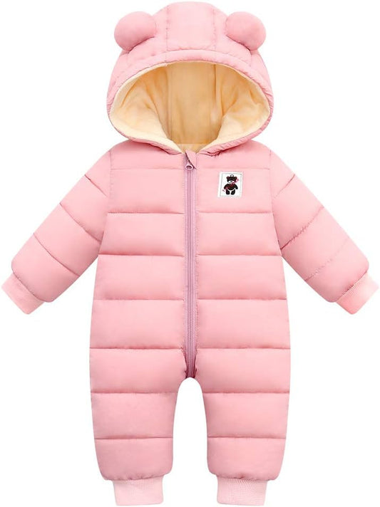 Cute Baby Boys Snowsuit New Born baby girls Winter Coat Toddler Clothes
