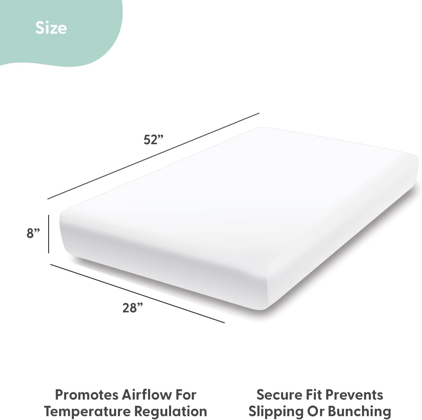 The Peanutshell 4-Pack Fitted Crib Sheet Set - Super Soft & Breathable Baby Girl Crib Sheets