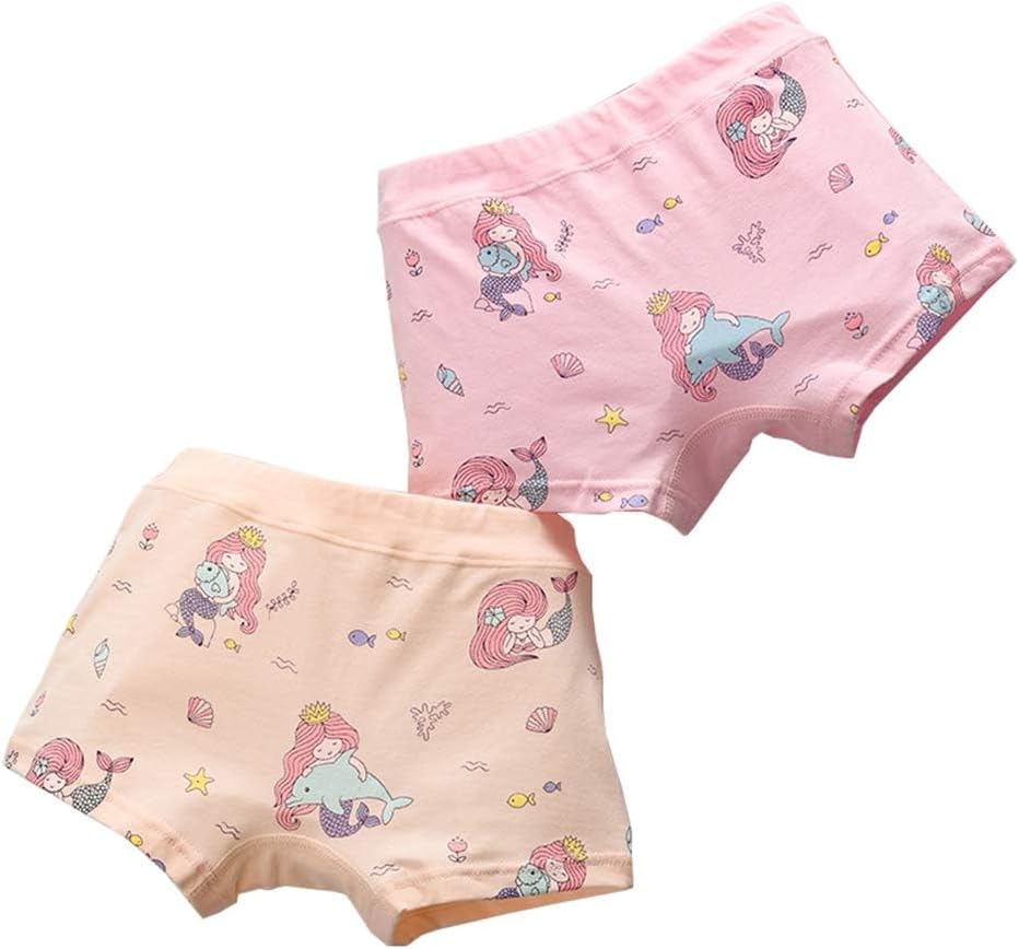 CHUNG Toddler Little Girls Kids Briefs Panties Soft Cotton Boyshort Underwear Pack Big Girl Daily Cute Pattern