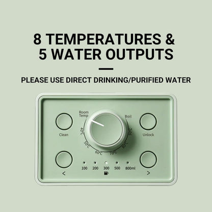 BUYDEEM S9013 Instant Hot Water Dispenser, Countertop Water Boiler & Warmer for Tea, Coffee and
