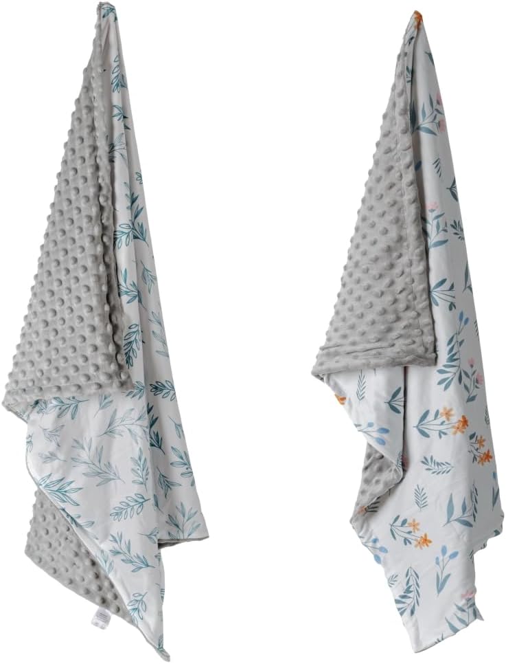 Soft Sage Green Baby Blankets for Unisex Girls or Boys Breathable Gender Neutral Nursery Double