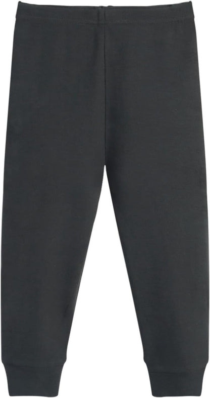 GLASH Kids Baby and Toddler Boys Cotton Pants, 4 Pack 2T-6Y Joggers Sweatpants for Boys