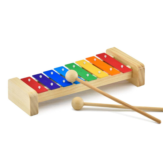 MUSICUBE Xylophone for Kids Wooden Xylophone with Mallets Orff Music Instrument for Educational