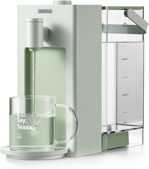 BUYDEEM S9013 Instant Hot Water Dispenser, Countertop Water Boiler & Warmer for Tea, Coffee and