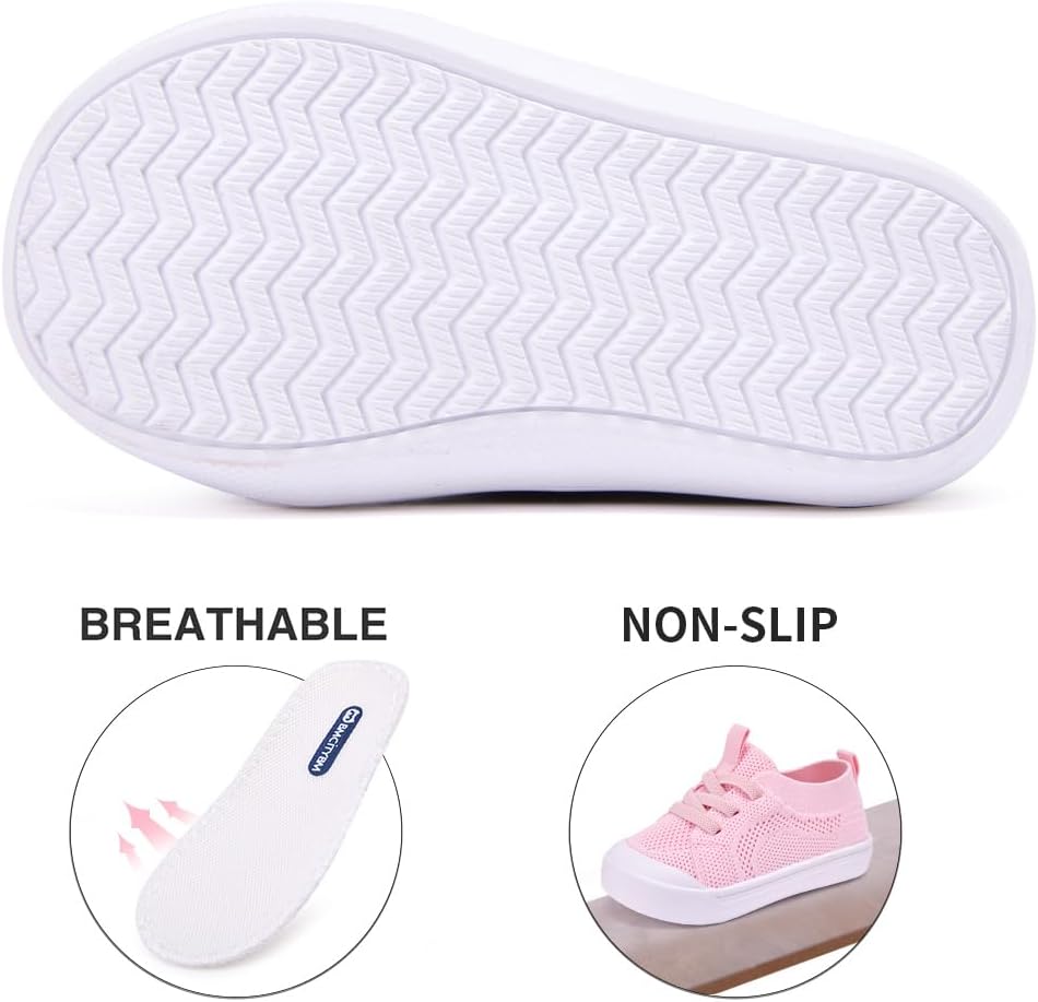 BMCiTYBM Baby Shoes Boy Girl Infant Sneakers Non-Slip First Walkers 6 9 12 18 24 Months