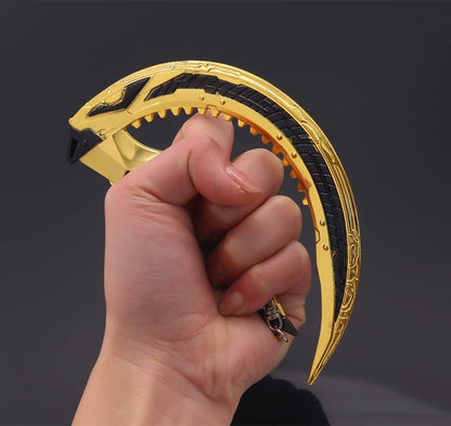 Superbuybox Apex Seer Heirloom Fist Sickle Metal Action Figures Desk Motion Toys Game Collection Decoration Gift (Apex Seer Heirloom Fist Sickle 5.9'')