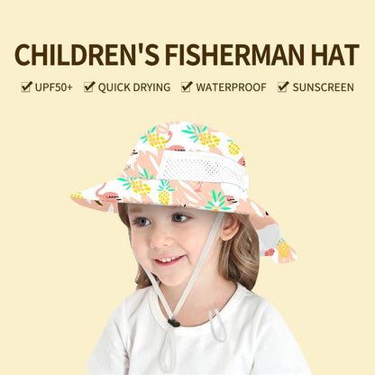 Baby Sun Protection Hat for Infant Toddlers Boys Girls UPF 50+ Sunhat for Outdoor Beach Swim