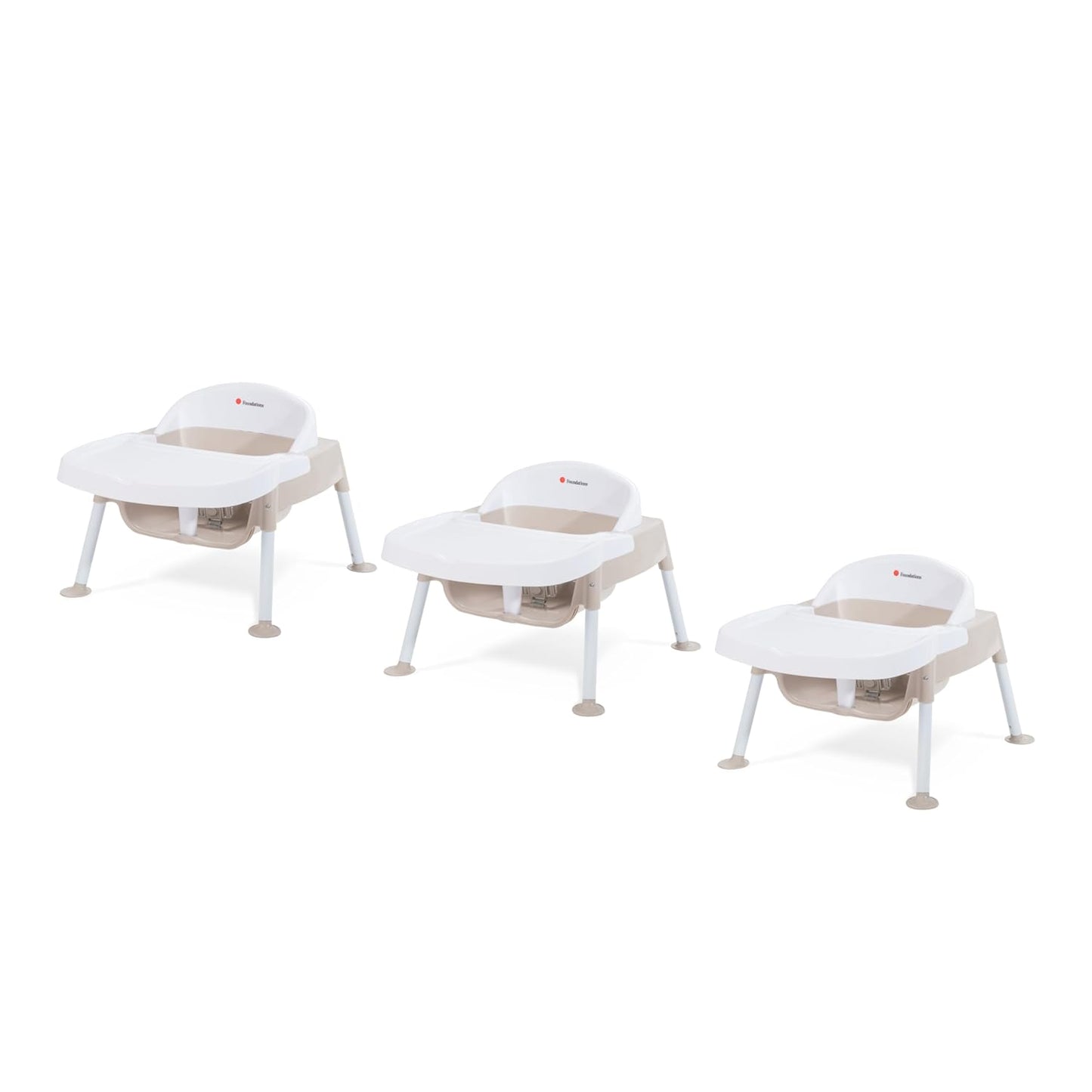 Foundations Secure Sitter Feeding Chairs Multipack, No-Tip Feet, 3-Point Adjustable Harness
