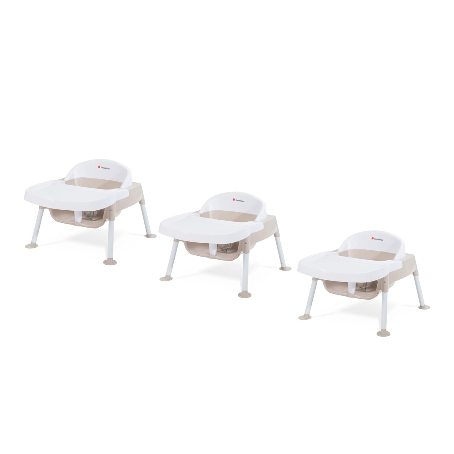Foundations Secure Sitter Feeding Chairs Multipack, No-Tip Feet, 3-Point Adjustable Harness