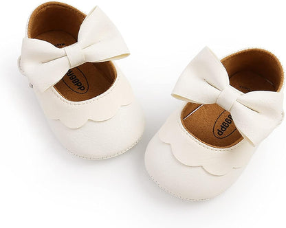 Baby Shoes Mary Jane Flats Non Slip Soft Sole Infant Toddler Sneakers First Walkers Party Christmas Dress Shoes