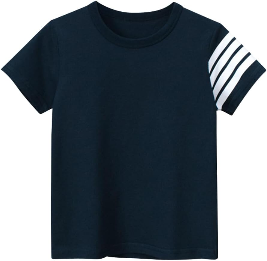 Boys' 4-Pack Excavator Short Sleeve Crewneck T-Shirts Top Tee Size 2-7 Years Toddler Boys' Value Pack Cotton T-Shirt