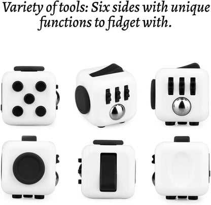 Fidget Gadget Toy - Premium Quality Stress Relief Cube Toy for Adults and Kids - Improve Focus, Relieve Anxiety, and Increase Productivity - Durable and Portable Design, Small, Oreo