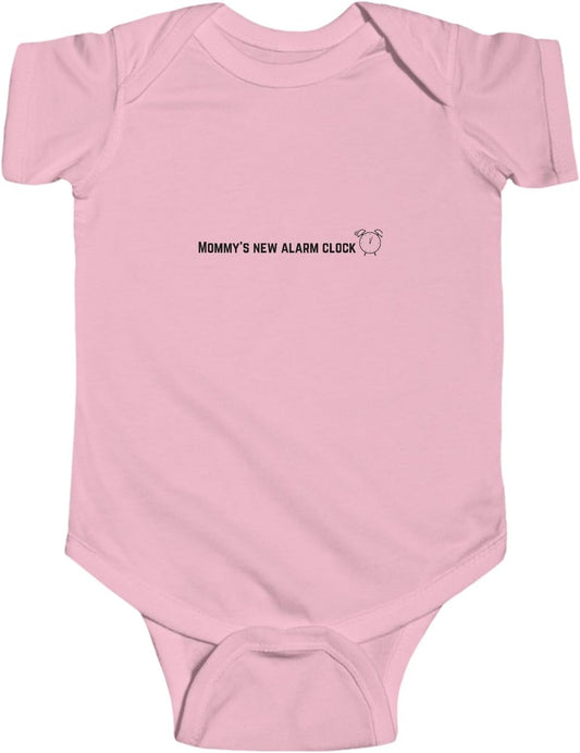 Baby Bodysuit - Mommy's New Alarm Clock - Cute Infant Outfit, Gift for New Parents, Funny Baby Clothes, Shower Gift,