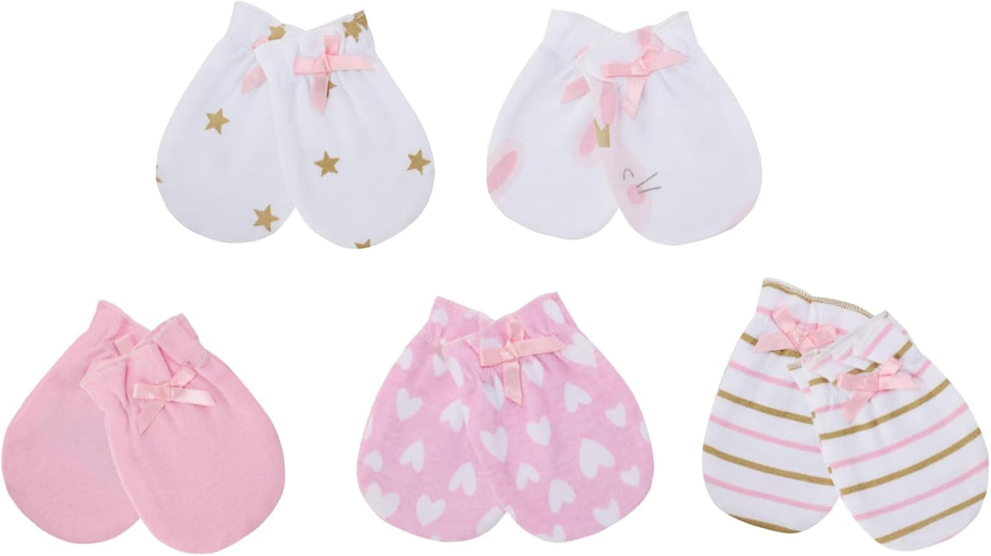 Newborn Layette Gift Set Bodysuits Pants for Baby Girl and Boy 24 Piece 100% Cotton Essentials and Accessories