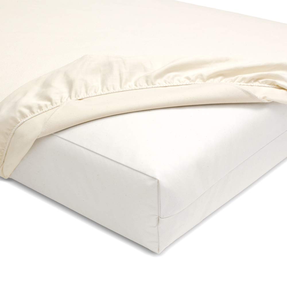 Naturepedic Organic Waterproof Crib Mattress Pad, Skin Friendly, Breathable & Absorbent Crib