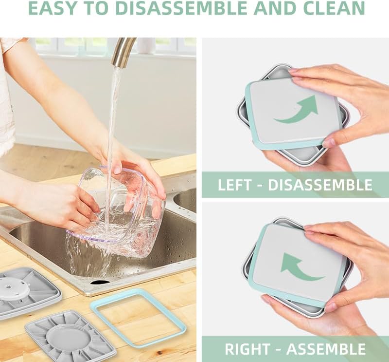 Food Storage Containers with Lids Airtight- 3Pcs BPA-Free Kitchen and Pantry Organization Pop