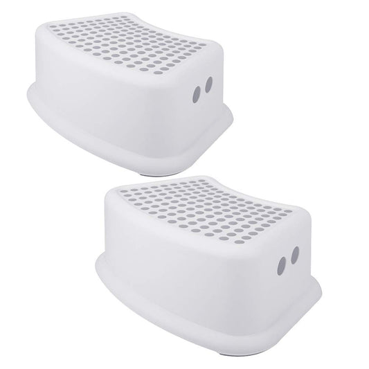 Step Stool for Kids (2 Pack), Toddlers Stool for Potty Training, Bathroom, Kitchen, Bedroom, Toy