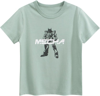Boys' 4-Pack Excavator Short Sleeve Crewneck T-Shirts Top Tee Size 2-7 Years Toddler Boys' Value Pack Cotton T-Shirt