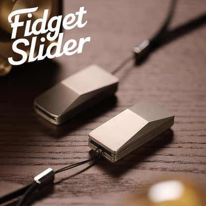 Fidget Toys Metal Fidget Slider Toys- Stress Relief EDC Fidget Slider Casual Metal Adult's Hand Toys,Pickup Truck Design and Multiple Play Options