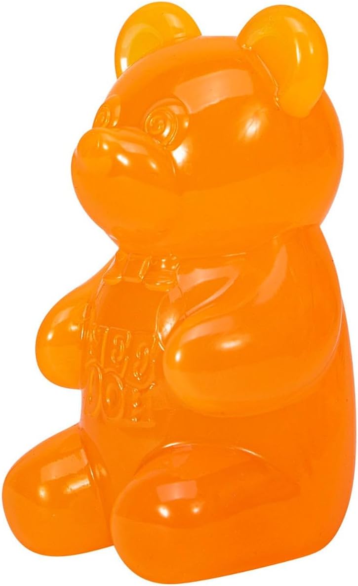 Pink Gummy Bear Sensory Toy – Squishy Stress Relief Fidget Toy for Kids & Adults (1 Piece)