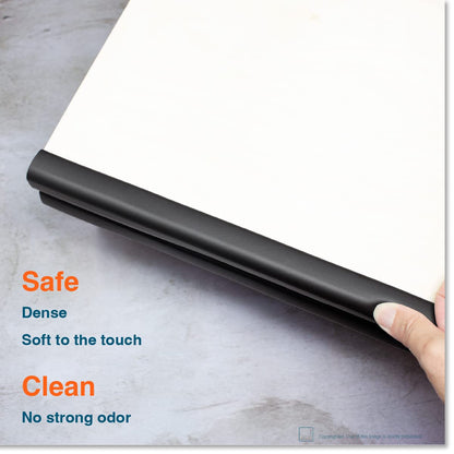 Roving Cove Slim-Fit Edge Protector for Baby Proofing (9ft Small Edge Only), Soft Rubber Foam, Furniture Edge Bumper Guard, Desk Edge Cushion, 3M Adhesive, Onyx Black