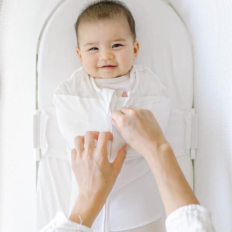 Happiest Baby SNOO Sleep Sack - 100% Organic Cotton Baby Swaddle Blanket - Doctor Designed Promotes