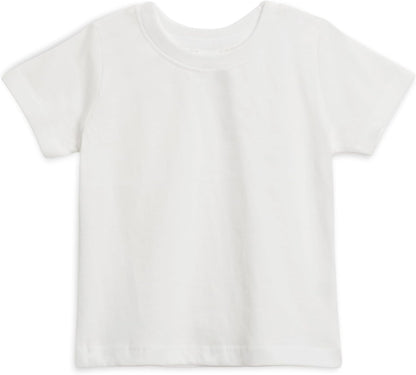 Colored Organics - Organic Cotton Toddler Short Sleeve Shirts - Baby Toddler and Kids Tops - Girls and Boys Tees