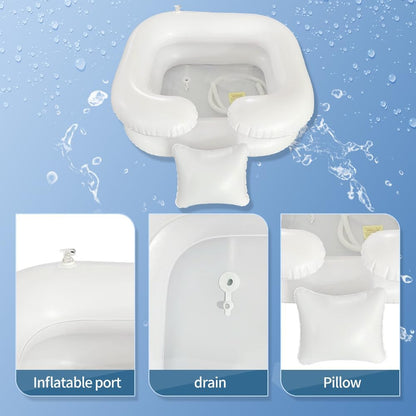 Medical Inflatable Bathtub,Inflatable Bed Bath,Medical PVC Bedside Shower Bathtub Kit,Bed Baths for