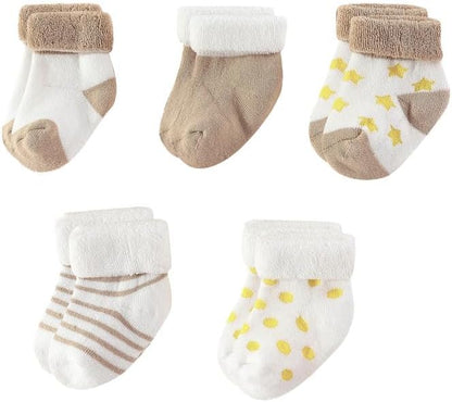 Newborn Layette Gift Set Bodysuits Pants for Baby Girl and Boy 24 Piece 100% Cotton Essentials and Accessories